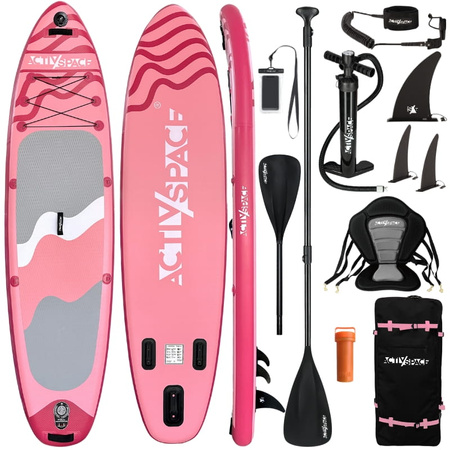 Deska SUP PRO pompowana z wiosłem paddle board 320cm - S07 - OUTLET DS0060