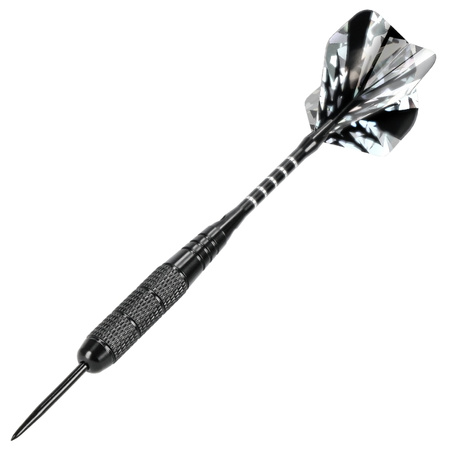 Zestaw 6 rzutek lotki do gry dart sizalowy - profesjonalny - SILVER