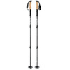 Kijki trekkingowe regulowane black - Carbon