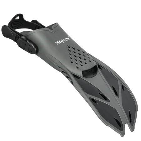 Płetwy do pływania nurkowania regulowane 37/42 - gray/black