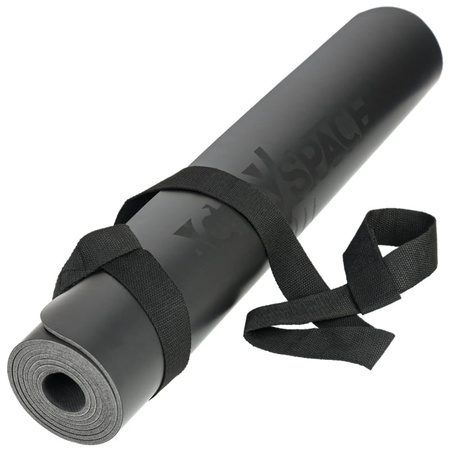 Mata PU antypoślizgowa do ćwiczeń jogi duża karimata – BLACK