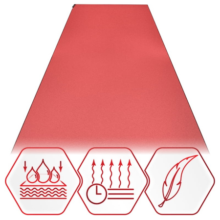 Ręcznik szybkoschnący z mikrofibry 180x90cm duży - red