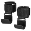 Uchwyty do martwego ciągu stalowe haki treningowe - black