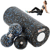 Zestaw EPP 4w1 roller + piłka + douball do masażu - niebieski