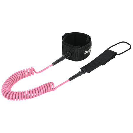Linka bezpieczeństwa leash do deski SUP smycz 3m - pink