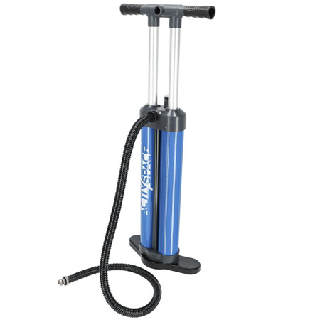 Pompka ręczna do deski SUP z manometrem - dwutłokowa