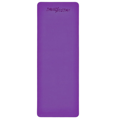 Mata TPE do ćwiczeń fitness jogi gruba karimata - pink/violet - 1cm