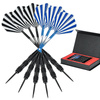 Zestaw 6 rzutek lotki do gry dart sizalowy - profesjonalny + etui