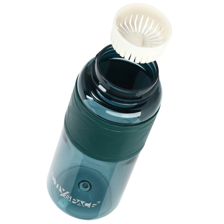 Butelka na wodę tritan 600ml bidon z miarką – green