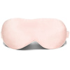 Jedwabna opaska na oczy wygodna do spania - pink