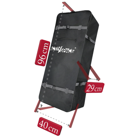 Plecak torba na deskę SUP pojemny pokrowiec - black