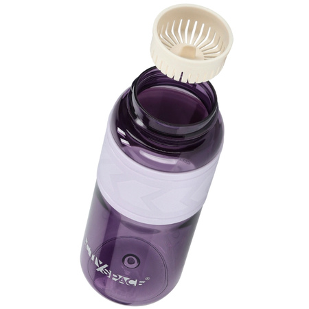 Butelka na wodę tritan 600ml bidon z miarką – purple