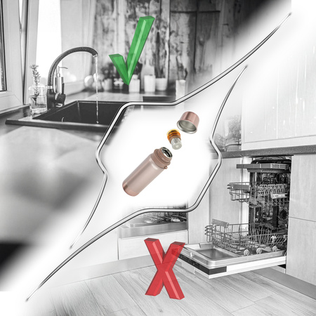 Termos turystyczny do kawy herbaty stalowy premium 500ml - pink