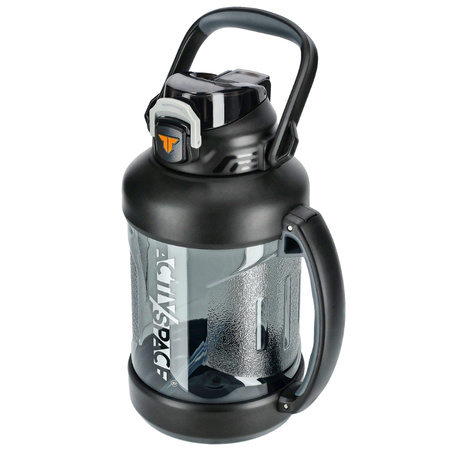 Butelka sportowa bidon na siłownię 2l – black