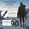 Kije trekkingowe kijki nordic walking regulowane - blue