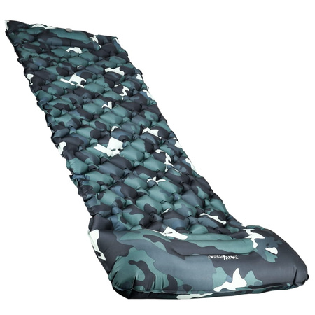 Materac dmuchany turystyczny samopompujący ultralekki 190x60x6cm – Military