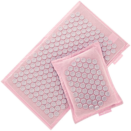 Kokosowa ECO Mata do akupresury - zestaw Pink