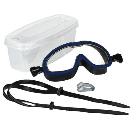 Okulary pływackie na basen gogle do pływania ANTI-FOG - blue