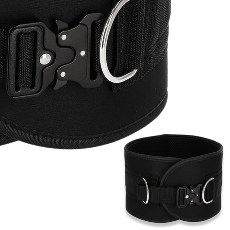 Dip belt pas obciążeniowy mocny z łańcuchem - premium P02