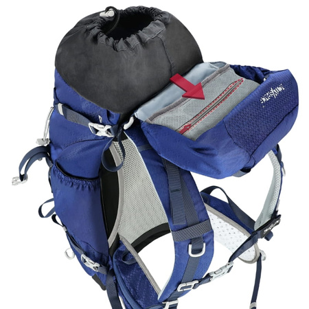 Plecak turystyczny trekkingowy 40l – blue P07