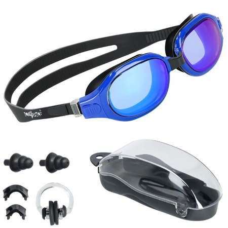 Okulary pływackie do pływania na basen ANTI-FOG +UV - OP03