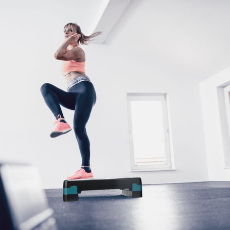 Stepper do ćwiczeń fitness aerobiku 3 stopnie - modułowy