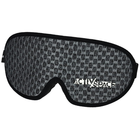 Opaska maska na oczy 3D PREMIUM do spania podróży - grey black