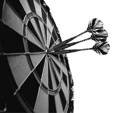 Zestaw 6 rzutek lotki do gry dart sizalowy - profesjonalny - SILVER