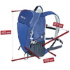 Plecak turystyczny trekkingowy 22l – blue P05