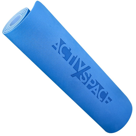 Mata TPE do ćwiczeń fitness jogi karimata - blue - 0,6cm