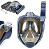Maska do nurkowania snorkelingu pełnotwarzowa premium - S/M blue M05