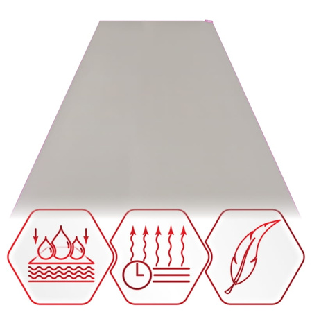 Ręcznik szybkoschnący z mikrofibry 130x75cm mały - gray+pink