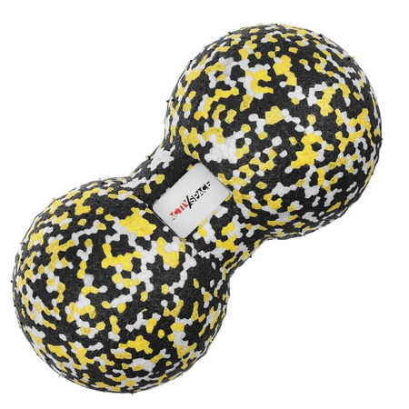 Zestaw EPP 4w1 roller + piłka + douball do masażu - yellow