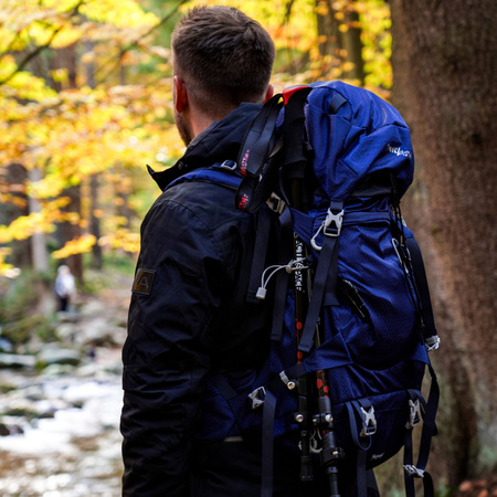 Plecak turystyczny trekkingowy 40l – blue P07