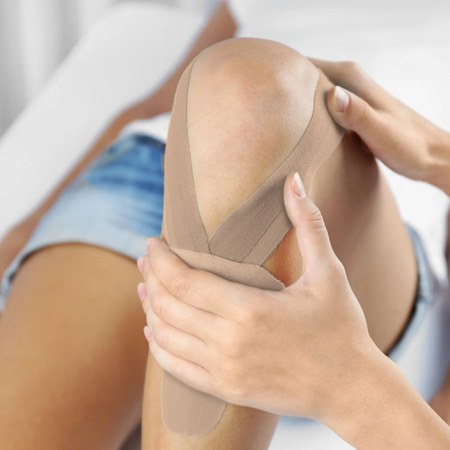 Taśma do tapingu kinezjologiczna tape premium - beige