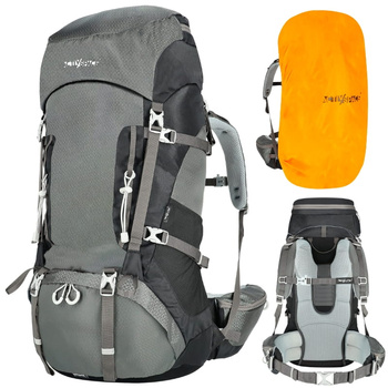 Plecak turystyczny trekkingowy 60l – grey P09
