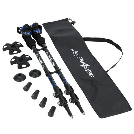 Kijki trekkingowe regulowane blue - Standard K07