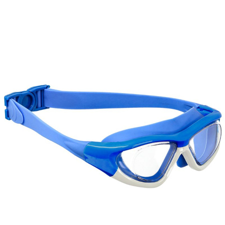 Okulary pływackie dla dzieci na basen ANTI-FOG - blue
