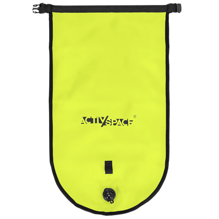 Bojka asekuracyjna dmuchana 3w1 sucha kieszeń + plecak  - green