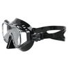 Maska i fajka do nurkowania zestaw do snorkelingu – black - MF02