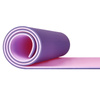 Mata TPE do ćwiczeń fitness jogi gruba karimata - pink/violet - 1cm