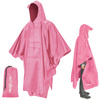 Peleryna przeciwdeszczowa ponczo z kapturem na deszcz wodoodporne – pink