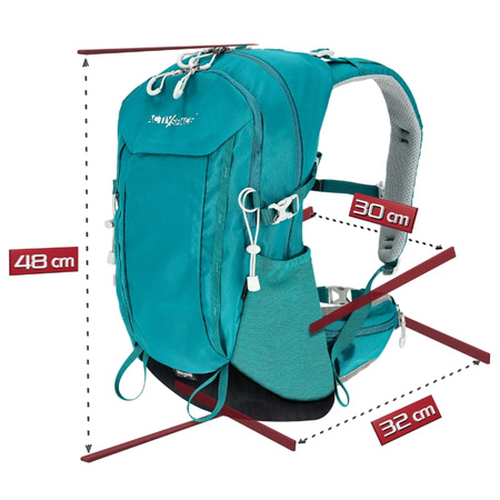Plecak turystyczny trekkingowy 22l – sea green P03