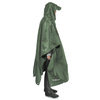 Peleryna przeciwdeszczowa ponczo z kapturem na deszcz wodoodporne – green