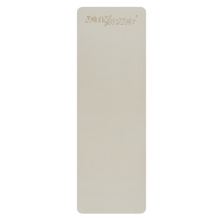 Mata TPE do ćwiczeń fitness jogi karimata - brown - 0,6cm