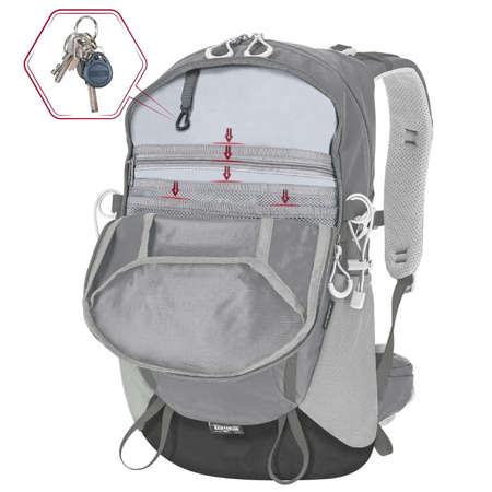 Plecak turystyczny trekkingowy 22l – grey P02