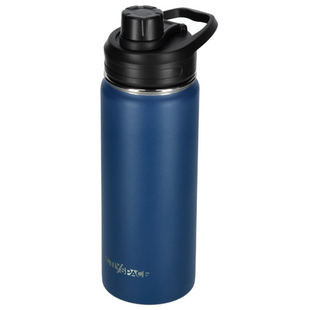 Bidon kubek termiczny stalowy 532 ml - blue