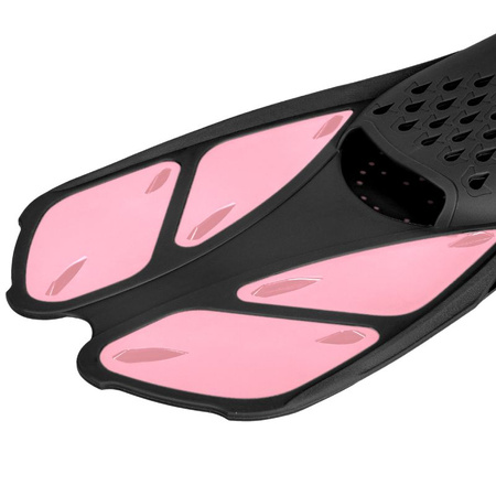 Płetwy do pływania nurkowania regulowane 37/42 - pink