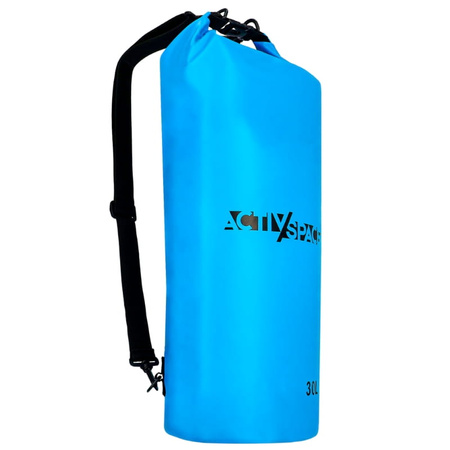 Worek wodoodporny plecak żeglarski wodoszczelny 30l - blue