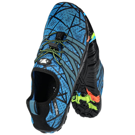 Buty do wody pływania wodne na jeżowce plaże sportowe - blue B04